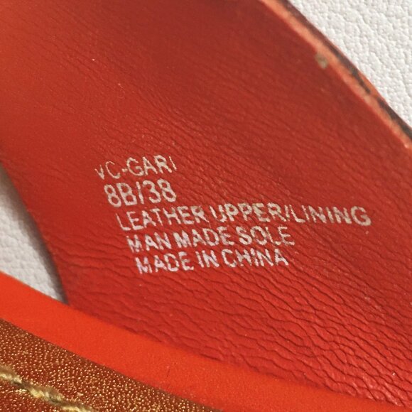 VINCE CAMUTO Peep Toe Slide-on Mules Heels - Size 8 - Picture 15 of 15